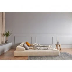 Innovation Möbel Schlafsofa Sigmund - Webstoff - Webstoff Kenya: Gravel - Eiche Hell -Wohnzimmermöbel boutique en ligne 1000244306 210218 15102700299 MOOD DETAILS P000000001000244306 mood