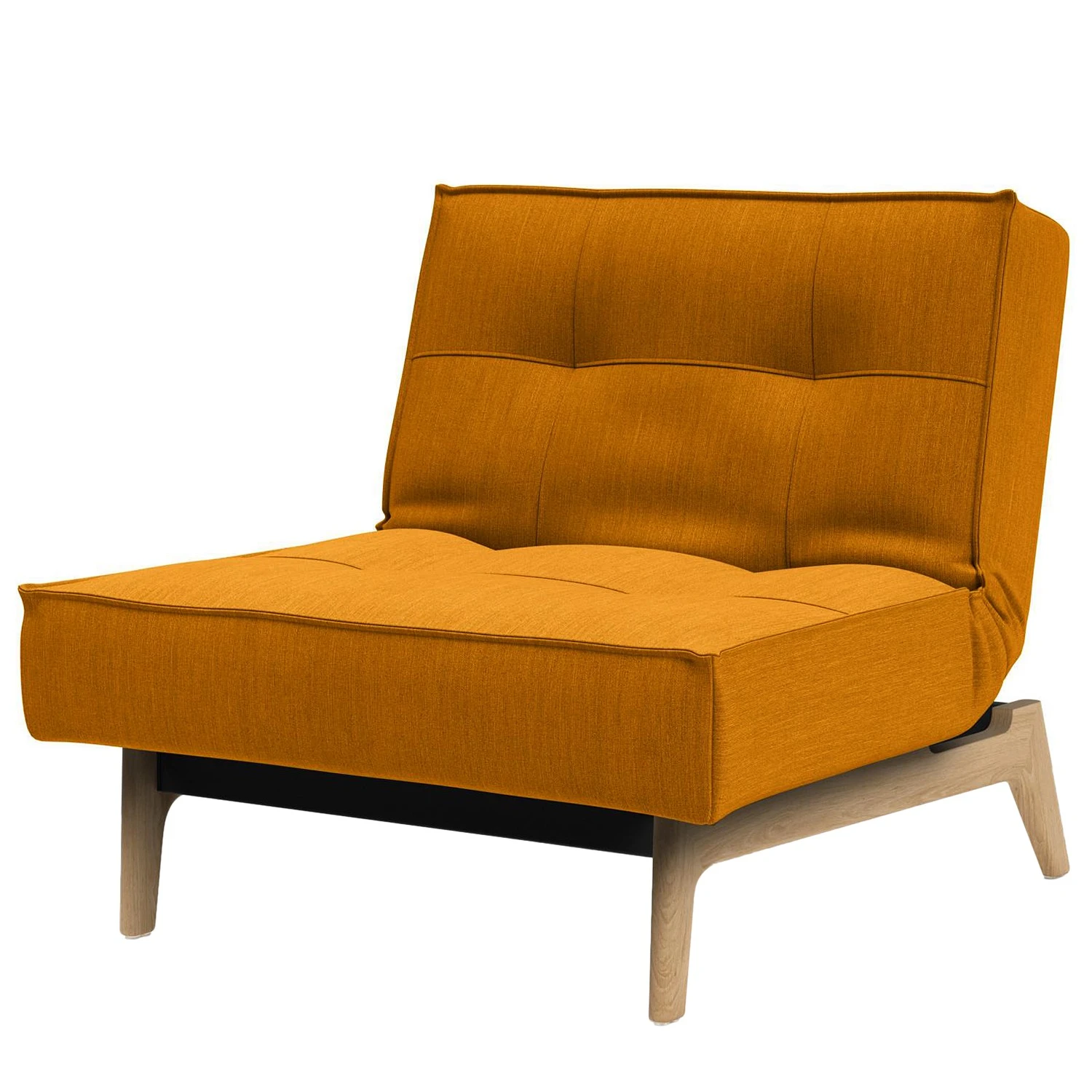 Innovation Möbel Sessel Splitback VI - Stoff Elegance: 507 Burned Curry - Eiche Hell 1 Innovation Möbel Sessel Splitback VI - Stoff Elegance: 507 Burned Curry - Eiche Hell