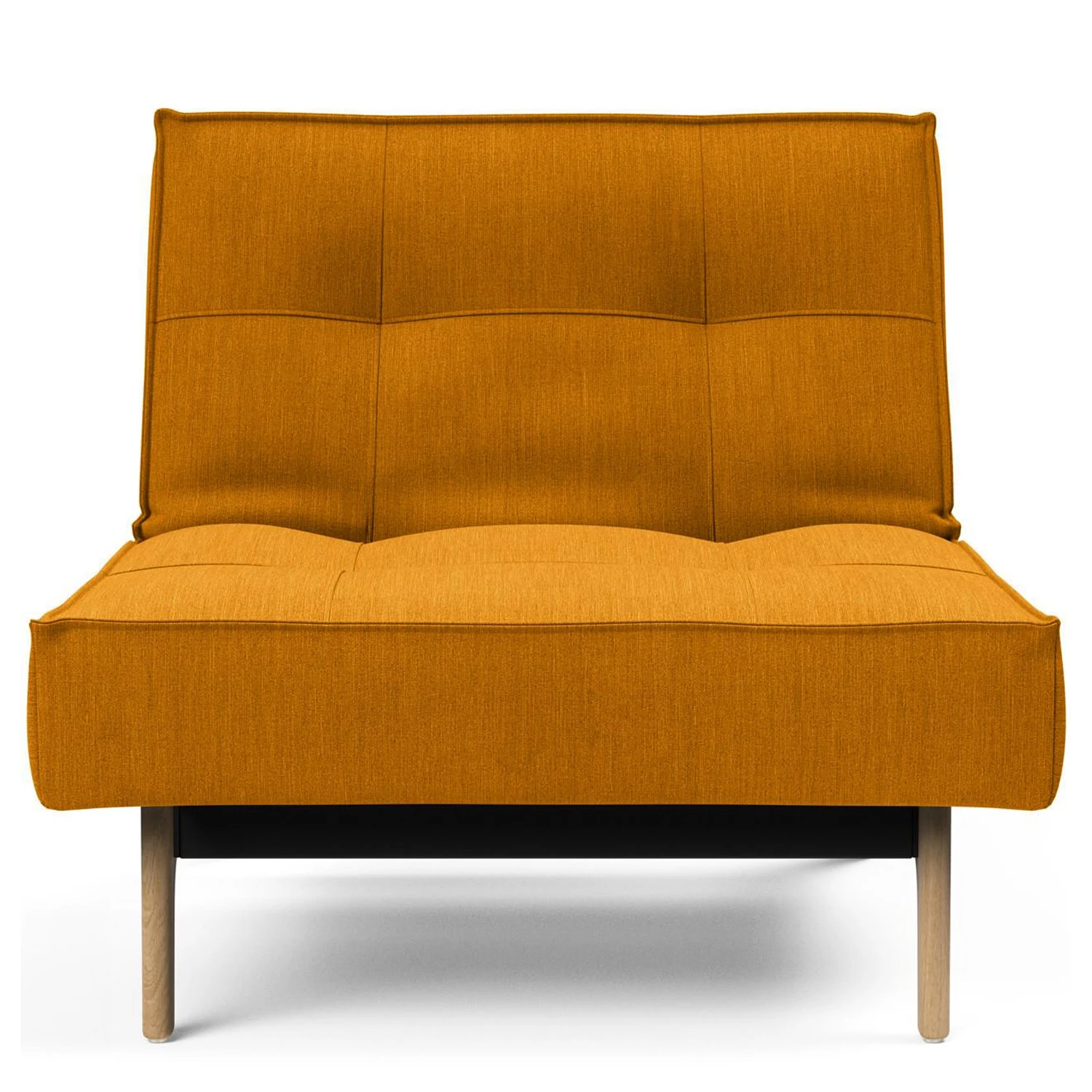 Innovation Möbel Sessel Splitback VI - Stoff Elegance: 507 Burned Curry - Eiche Hell 3 Innovation Möbel Sessel Splitback VI - Stoff Elegance: 507 Burned Curry - Eiche Hell – Bild 3