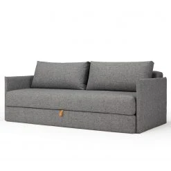 Innovation Möbel Schlafsofa Kibert - Webstoff - Granit