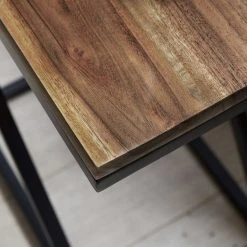 Naturoo Beistelltisch Verrieres - Sheesham massiv / Metall - Sheesham / Schwarz -Wohnzimmermöbel boutique en ligne 1000244880 210202 14585300210 DETAILS P000000001000244880