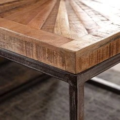 Naturoo Couchtisch Heusse I - Mango massiv / Metall - Mango / Schwarz -Wohnzimmermöbel boutique en ligne 1000244881 210202 14591200216 DETAILS P000000001000244881