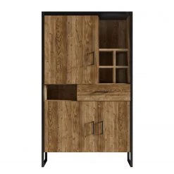 Red Living Regal Turriers II - Fichte Dekor / Matt Schwarz -Wohnzimmermöbel boutique en ligne 1000245426 210217 13063000103 DETAILS P000000001000245426