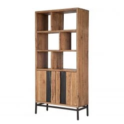 Ars manufacti Büroregal Domme - Akazie massiv / Eisen - Akazie / Anthrazit