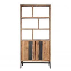 Ars manufacti Büroregal Domme - Akazie massiv / Eisen - Akazie / Anthrazit -Wohnzimmermöbel boutique en ligne 1000246832 220406 030 DETAILS P000000001000246832