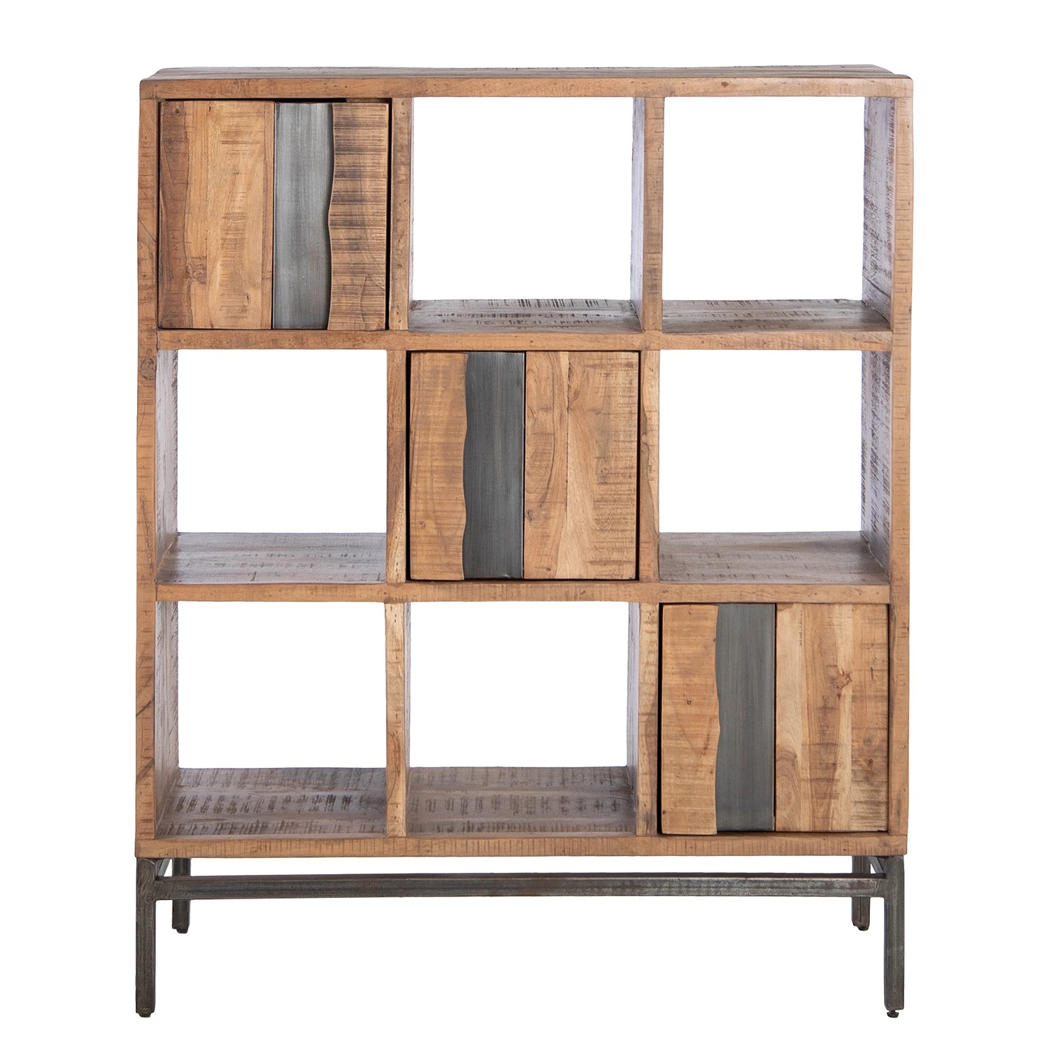 Ars manufacti Büroregal Domme II - Akazie massiv / Eisen - Akazie / Anthrazit 10 Ars manufacti Büroregal Domme II - Akazie massiv / Eisen - Akazie / Anthrazit – Bild 10