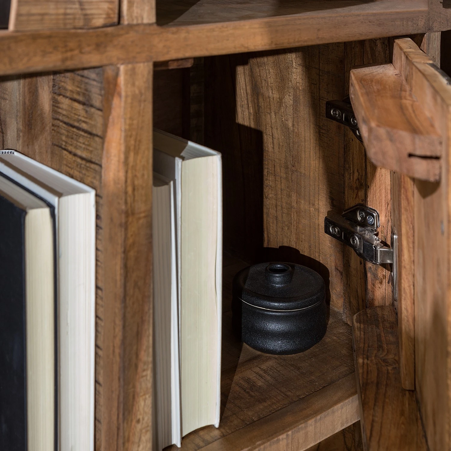 Ars manufacti Büroregal Domme II - Akazie massiv / Eisen - Akazie / Anthrazit 7 Ars manufacti Büroregal Domme II - Akazie massiv / Eisen - Akazie / Anthrazit – Bild 7