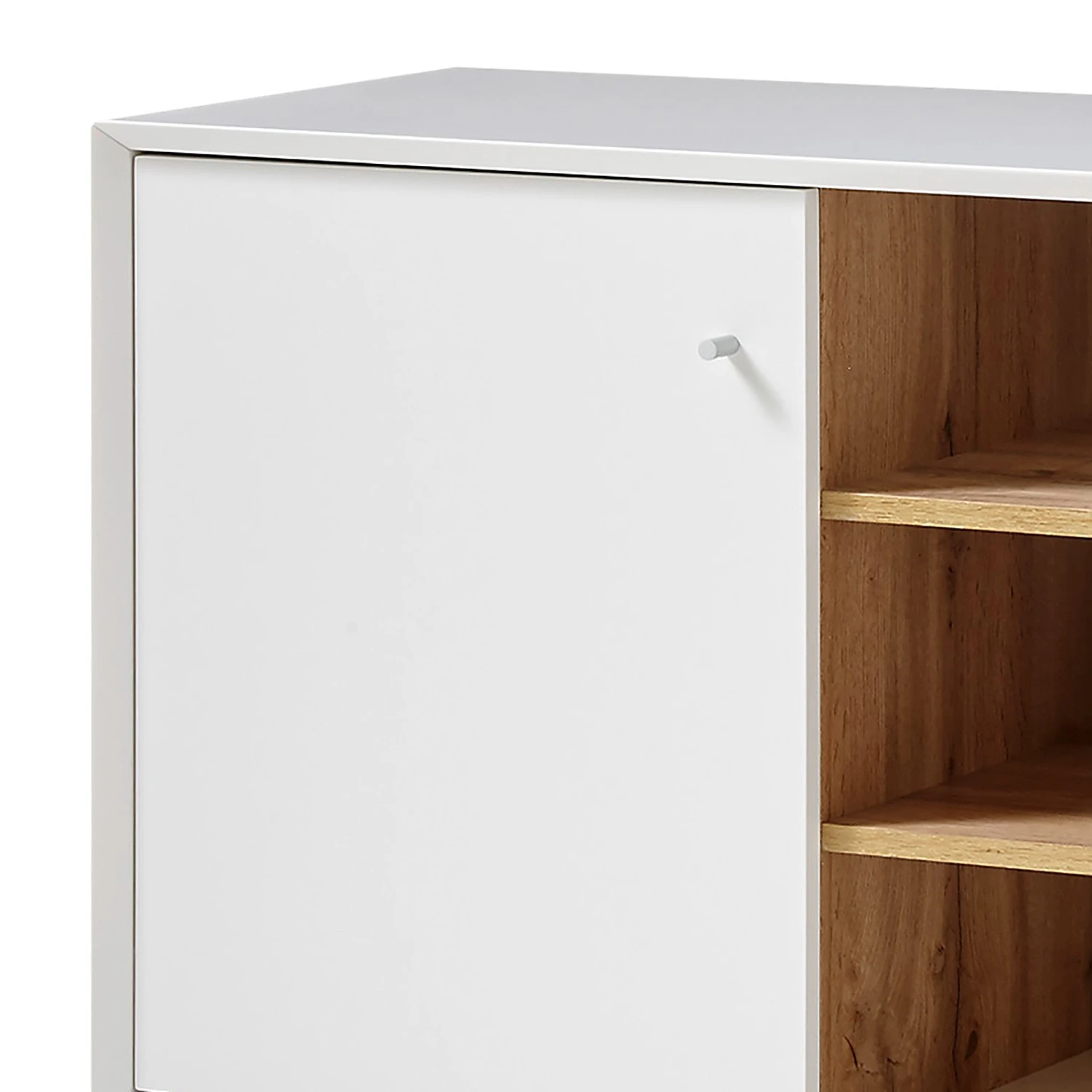 Loftscape Sideboard Crecora I - Weiß / Eiche Dekor 4 Loftscape Sideboard Crecora I - Weiß / Eiche Dekor – Bild 4