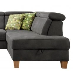 Loftscape Ecksofa Vignols - Microfaser - Microfaser Flavie: Grau - Ausrichtung rechts - Ohne Schlaffunktion -Wohnzimmermöbel boutique en ligne 1000248724 210317 15124700580 DETAILS P000000001000248724