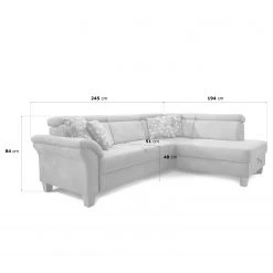 Loftscape Ecksofa Vignols - Microfaser - Microfaser Flavie: Grau - Ausrichtung rechts - Ohne Schlaffunktion -Wohnzimmermöbel boutique en ligne 1000248724 210317 15124700583 SKETCH DETAILS P000000001000248724 sketch