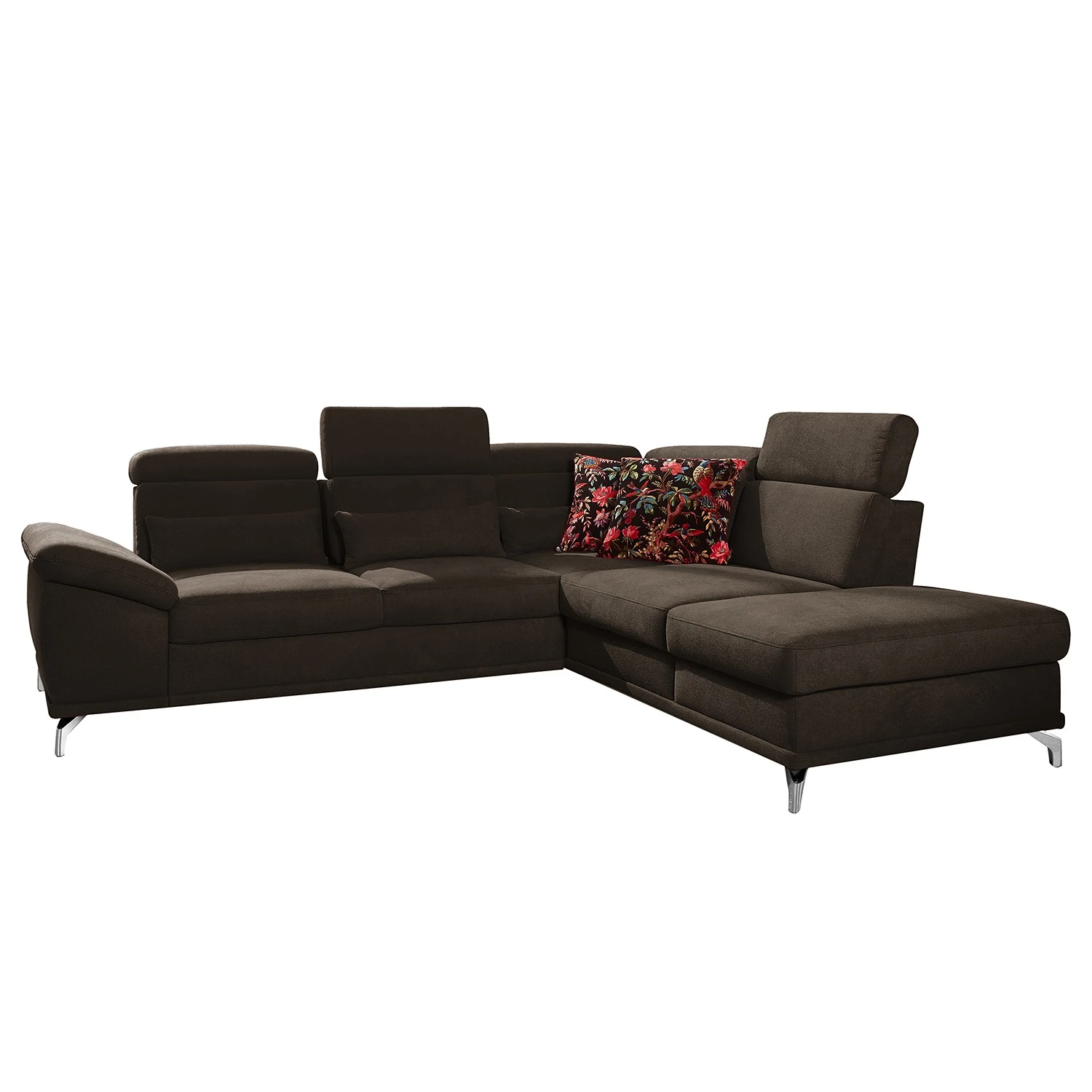 Loftscape Ecksofa Tamaris II - Webstoff - Webstoff Palila: Espresso - Ecke davorstehend rechts - Mit Schlaffunktion 4 Loftscape Ecksofa Tamaris II - Webstoff - Webstoff Palila: Espresso - Ecke davorstehend rechts - Mit Schlaffunktion – Bild 4