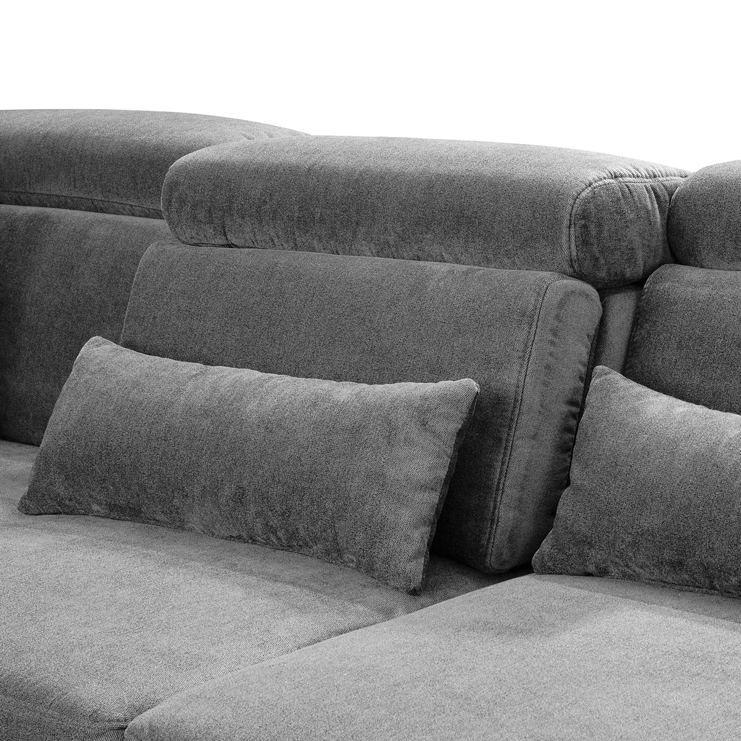 Loftscape Ecksofa Tamaris I - Cord - Cordstoff Inbal: Grau - Longchair davorstehend links - Mit Schlaffunktion 7 Loftscape Ecksofa Tamaris I - Cord - Cordstoff Inbal: Grau - Longchair davorstehend links - Mit Schlaffunktion – Bild 7