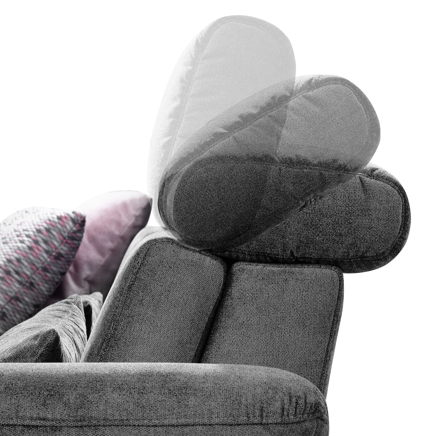 Loftscape Ecksofa Tamaris I - Cord - Cordstoff Inbal: Grau - Longchair davorstehend links - Mit Schlaffunktion 11 Loftscape Ecksofa Tamaris I - Cord - Cordstoff Inbal: Grau - Longchair davorstehend links - Mit Schlaffunktion – Bild 11