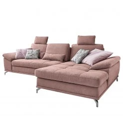 Loftscape Ecksofa Odenas - Webstoff - Webstoff Palila: Mauve - Longchair davorstehend rechts - Mit Schlaffunktion -Wohnzimmermöbel boutique en ligne 1000248827 210317 15142401899 DETAILS P000000001000248827