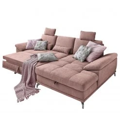 Loftscape Ecksofa Odenas - Webstoff - Webstoff Palila: Mauve - Longchair davorstehend rechts - Mit Schlaffunktion -Wohnzimmermöbel boutique en ligne 1000248827 210317 15142401900 DETAILS P000000001000248827