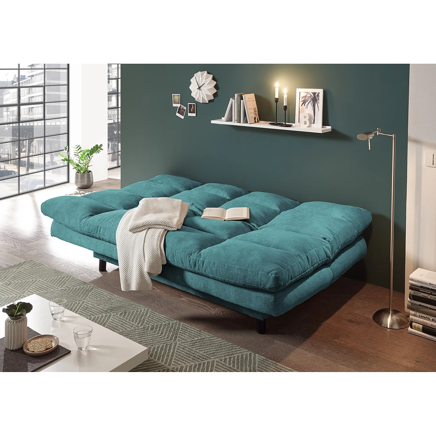 Loftscape Schlafsofa Vallenay - Microfaser - Microfaser Ranu: Denim 3 Loftscape Schlafsofa Vallenay - Microfaser - Microfaser Ranu: Denim – Bild 3