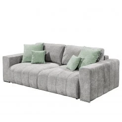 Loftscape Schlafsofa Gordes - Webstoff - Webstoff Oda: Hellgrau