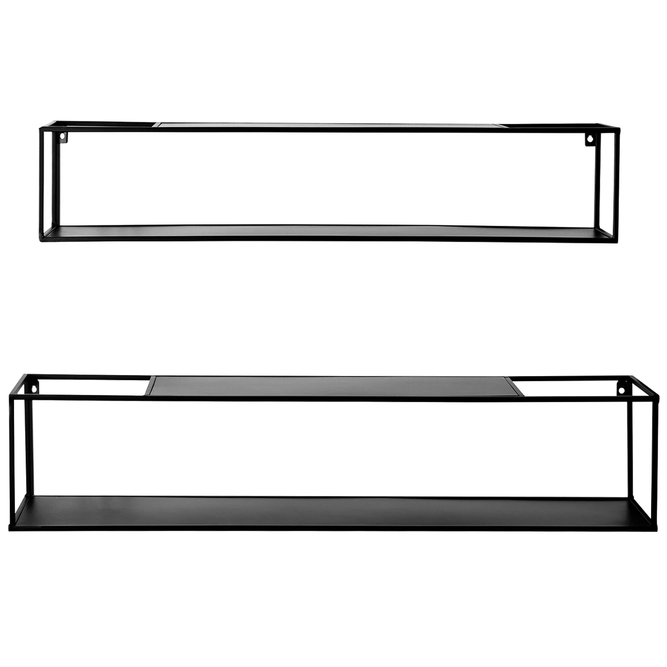 Loftscape Wandregal Lancieux I (2er-Set) - Metall - Schwarz 3 Loftscape Wandregal Lancieux I (2er-Set) - Metall - Schwarz – Bild 3