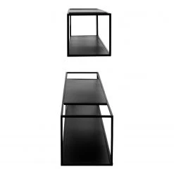 Loftscape Wandregal Lancieux I (2er-Set) - Metall - Schwarz 8 Loftscape Wandregal Lancieux I (2er-Set) - Metall - Schwarz -Wohnzimmermöbel boutique en ligne 1000252694 220209 12152100060 DETAILS P000000001000252694