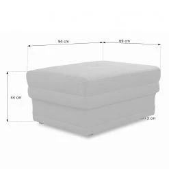 Loftscape Polsterhocker Guillac - Webstoff Palila: Granit -Wohnzimmermöbel boutique en ligne 1000253739 210419 14542900139 SKETCH DETAILS P000000001000253739 sketch