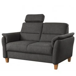 Loftscape Sofa Baulon (2-Sitzer) - Flachgewebe - Flachgewebe Ama: Dunkelgrau