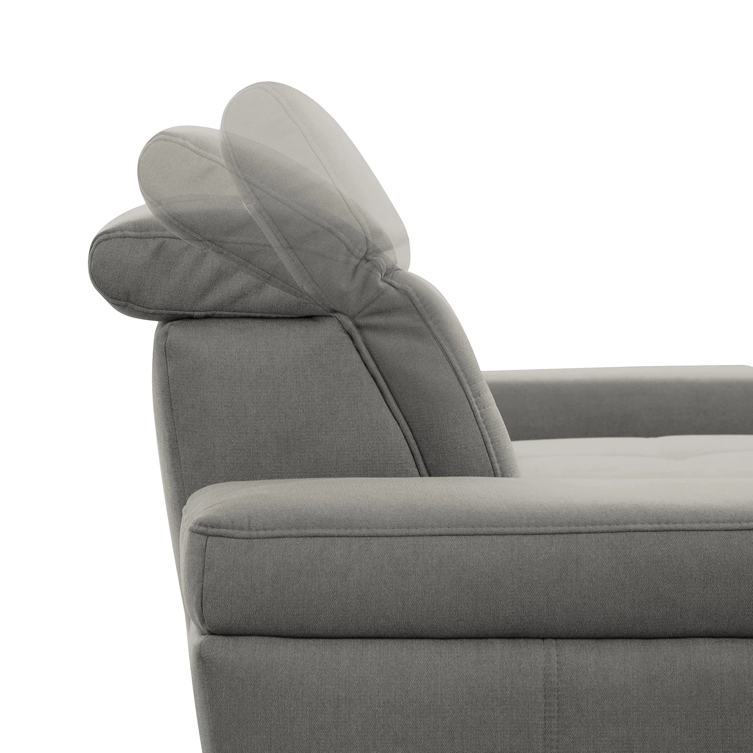 Loftscape Ecksofa Beutin - Flachgewebe - Flachgewebe Olea: Grau - Longchair davorstehend links - Mit Schlaffunktion 6 Loftscape Ecksofa Beutin - Flachgewebe - Flachgewebe Olea: Grau - Longchair davorstehend links - Mit Schlaffunktion – Bild 6