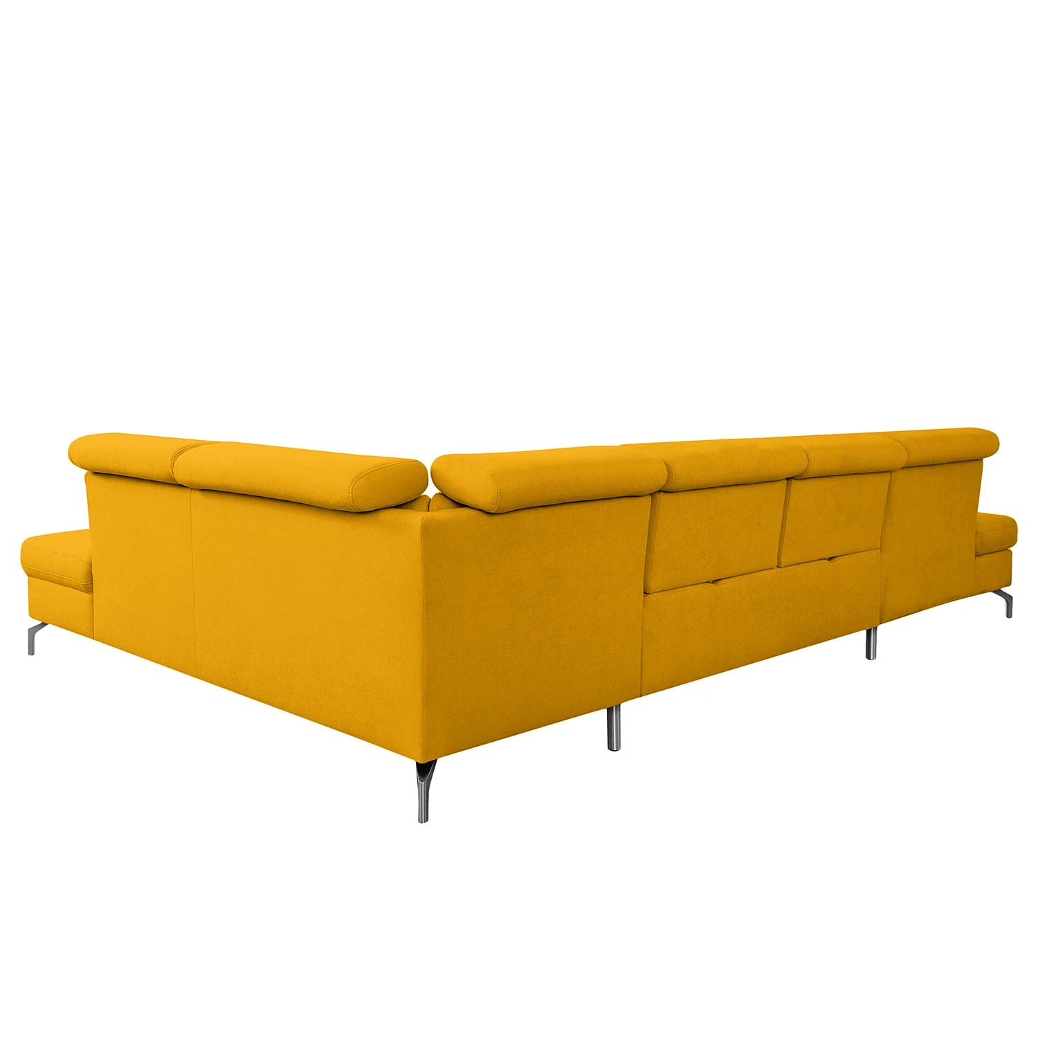 Loftscape Wohnlandschaft Ordizan - Flachgewebe - Flachgewebe Olea: Senfgelb - Longchair davorstehend links / Ottomane rechts 5 Loftscape Wohnlandschaft Ordizan - Flachgewebe - Flachgewebe Olea: Senfgelb - Longchair davorstehend links / Ottomane rechts – Bild 5