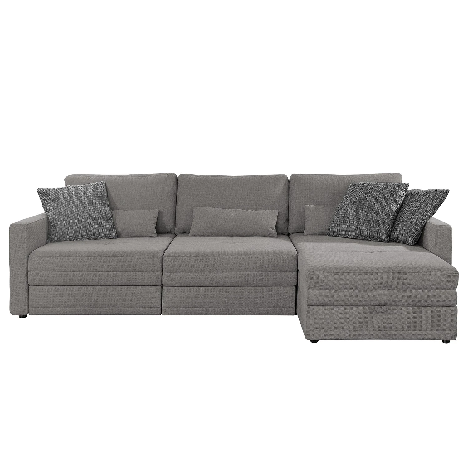 Loftscape Ecksofa Guillac - Webstoff - Webstoff Palila: Fango - Longchair davorstehend rechts - Mit Schlaffunktion 6 Loftscape Ecksofa Guillac - Webstoff - Webstoff Palila: Fango - Longchair davorstehend rechts - Mit Schlaffunktion – Bild 6