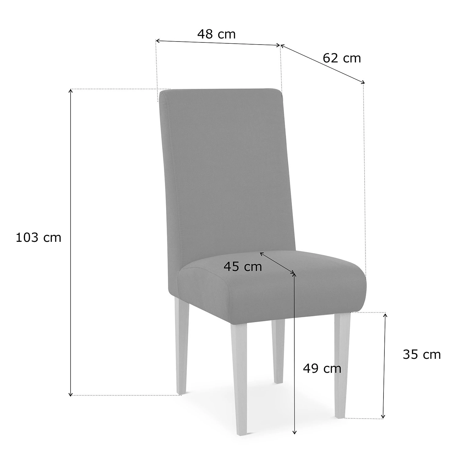 Loftscape Polsterstuhl Juillac - Flachgewebe - Flachgewebe Olea: Olivgrün 9 Loftscape Polsterstuhl Juillac - Flachgewebe - Flachgewebe Olea: Olivgrün – Bild 9