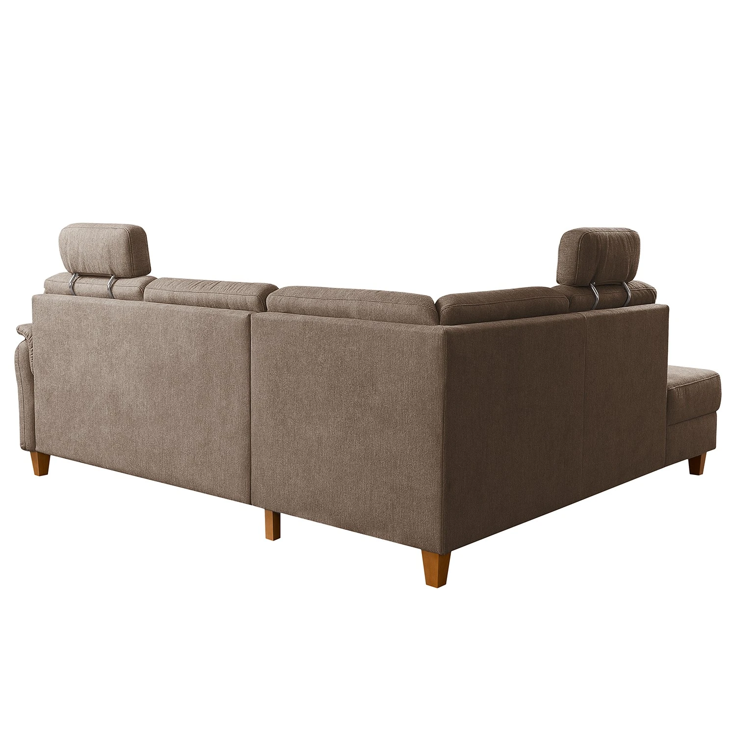 Loftscape Ecksofa Baulon II - Flachgewebe - Flachgewebe Ama: Nougat - Ottomane davorstehend links - Mit Schlaffunktion 6 Loftscape Ecksofa Baulon II - Flachgewebe - Flachgewebe Ama: Nougat - Ottomane davorstehend links - Mit Schlaffunktion – Bild 6