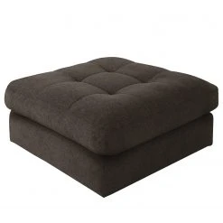 Fredriks Polsterhocker Montfort - Chenille - Chenille Alix: Espresso