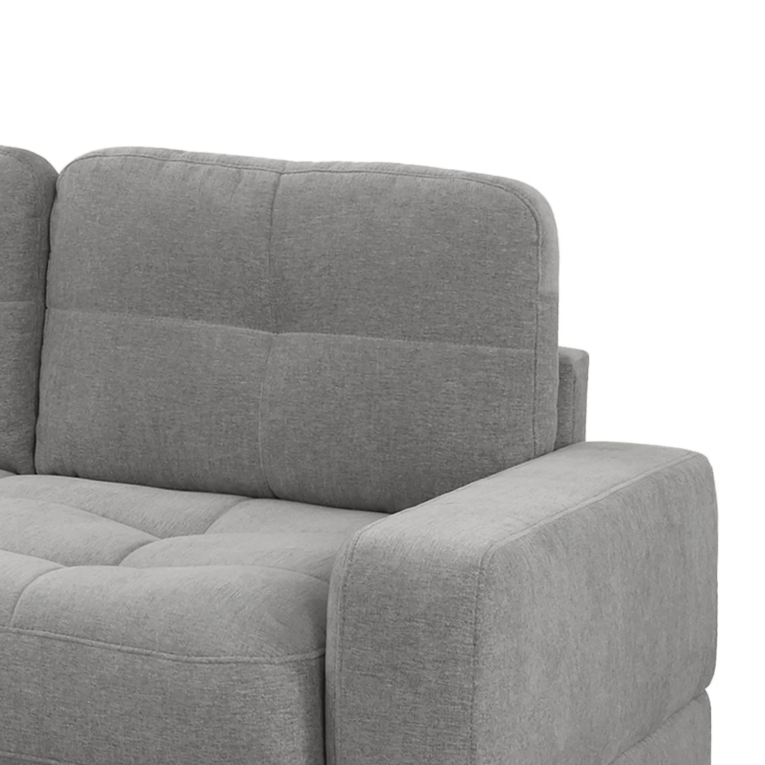 Fredriks Bigsofa Montfort - Chenille - Chenille Alix: Grau 6 Fredriks Bigsofa Montfort - Chenille - Chenille Alix: Grau – Bild 6