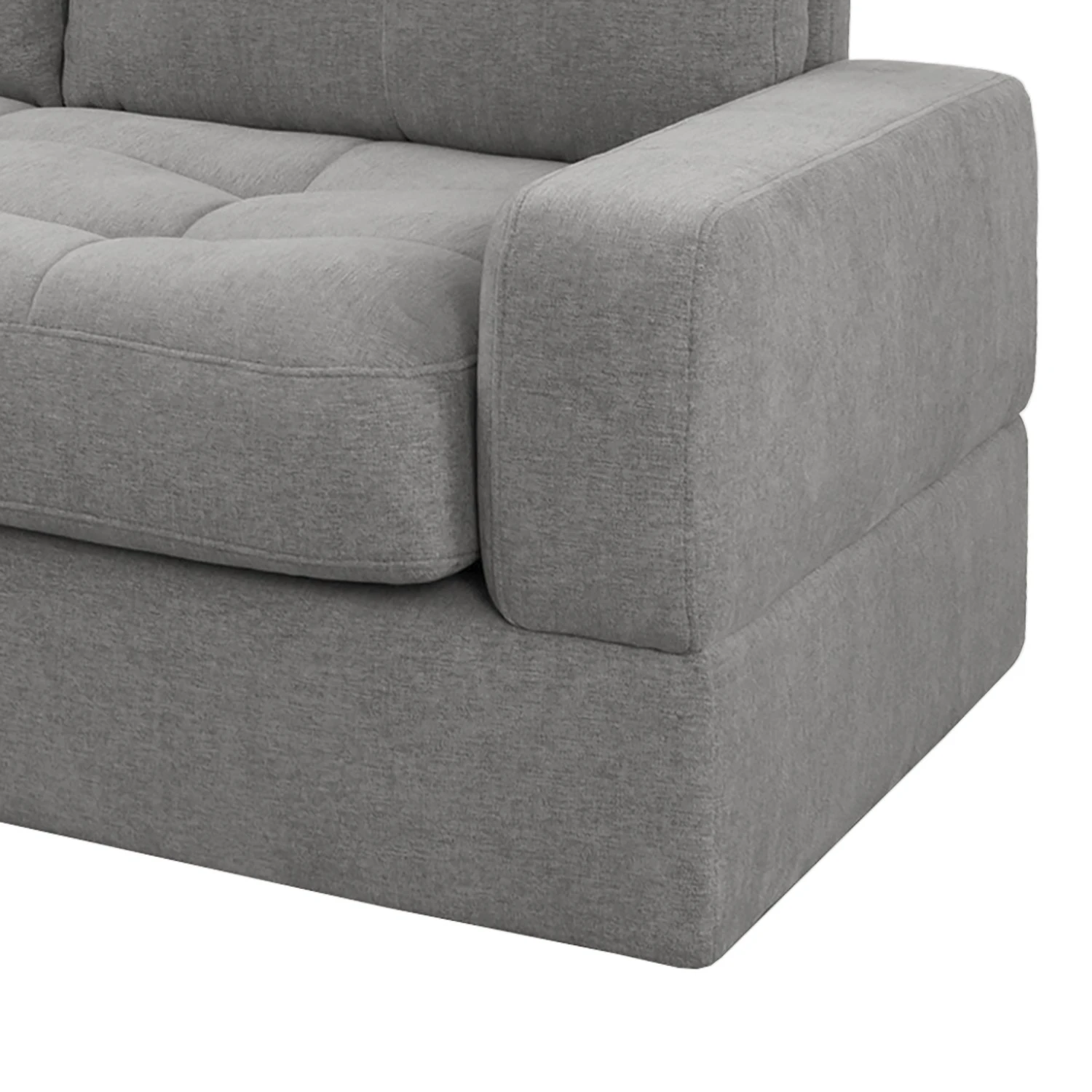 Fredriks Bigsofa Montfort - Chenille - Chenille Alix: Grau 8 Fredriks Bigsofa Montfort - Chenille - Chenille Alix: Grau – Bild 8