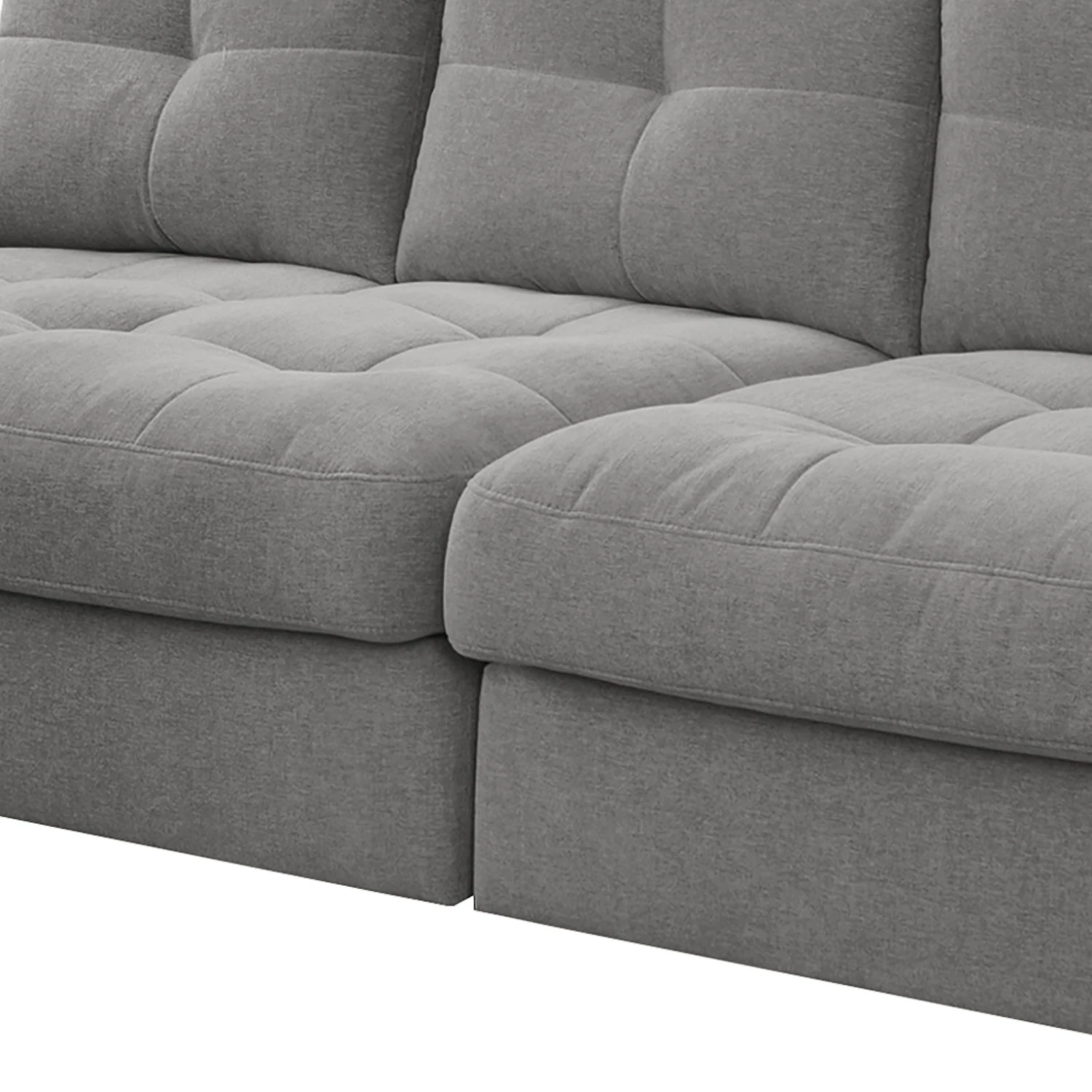Fredriks Bigsofa Montfort - Chenille - Chenille Alix: Grau 9 Fredriks Bigsofa Montfort - Chenille - Chenille Alix: Grau – Bild 9