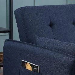 Loftscape Schlafsofa Millery - Webstoff - Blau -Wohnzimmermöbel boutique en ligne 1000254295 210929 141234000184 DETAILS P000000001000254295