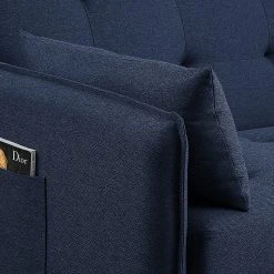 Loftscape Schlafsofa Millery - Webstoff - Blau -Wohnzimmermöbel boutique en ligne 1000254295 210929 141234000195 DETAILS P000000001000254295