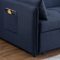 Loftscape Schlafsofa Millery - Webstoff - Blau -Wohnzimmermöbel boutique en ligne 1000254295 210929 141234000206 DETAILS P000000001000254295