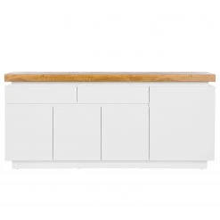 Fredriks Sideboard Namona II - Inkl. Beleuchtung - Eiche Dekor / Weiß -Wohnzimmermöbel boutique en ligne 1000255074 220803 030 DETAILS P000000001000255074 1