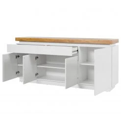 Fredriks Sideboard Namona II - Inkl. Beleuchtung - Eiche Dekor / Weiß -Wohnzimmermöbel boutique en ligne 1000255074 220803 040 DETAILS P000000001000255074 1