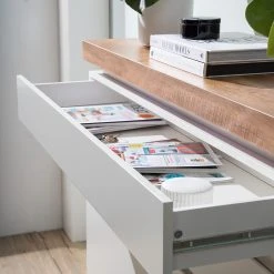 Fredriks Kommode Namona I - Inkl. Beleuchtung - Eiche Dekor / Weiß -Wohnzimmermöbel boutique en ligne 1000255076 220803 040 DETAILS P000000001000255076