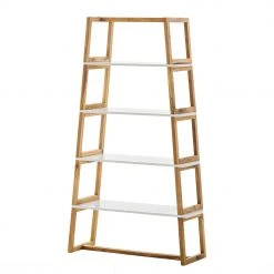 Mørteens Regal Tenabo - Eiche teilmassiv - Weiß / Eiche