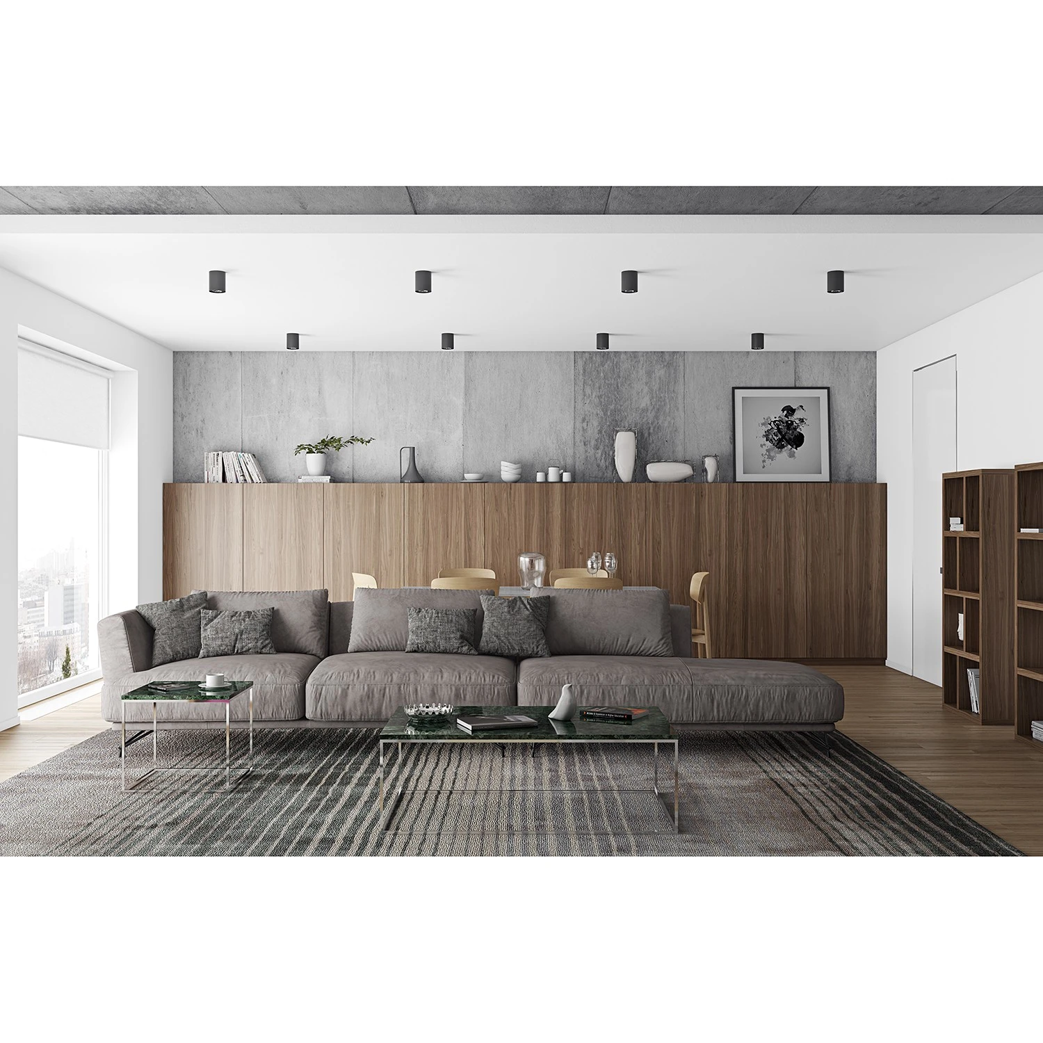 Temahome Couchtisch Gleam I - Marmor / Metall - Grün / Chrom - Breite: 120 cm 5 Temahome Couchtisch Gleam I - Marmor / Metall - Grün / Chrom - Breite: 120 cm – Bild 5