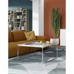 Temahome Couchtisch Gleam I - Marmor / Metall - Weiß / Chrom - Breite: 75 cm 8 Temahome Couchtisch Gleam I - Marmor / Metall - Weiß / Chrom - Breite: 75 cm -Wohnzimmermöbel boutique en ligne 1000255269 210324 15033800400 MOOD DETAILS P000000001000255269 mood