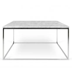 Temahome Couchtisch Gleam I - Marmor / Metall - Weiß / Chrom - Breite: 75 cm 9 Temahome Couchtisch Gleam I - Marmor / Metall - Weiß / Chrom - Breite: 75 cm -Wohnzimmermöbel boutique en ligne 1000255269 210324 15033800401 DETAILS P000000001000255269