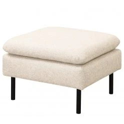 Norrwood Polsterhocker La Motte - Webstoff - Webstoff Sogol: Kies