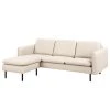 Norrwood Ecksofa La Motte - Webstoff - Webstoff Sogol: Kies - Breite: 224 cm