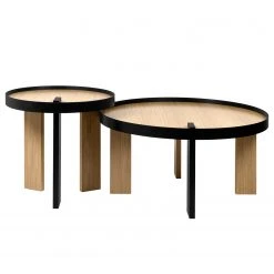 Temahome Beistelltisch Bruno - Echtholzfurnier / Metall - Eiche / Schwarz 19 Temahome Beistelltisch Bruno - Echtholzfurnier / Metall - Eiche / Schwarz -Wohnzimmermöbel boutique en ligne 1000255961 210331 14443500009 DETAILS P000000001000255961