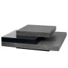 Temahome Couchtisch Slate - Beton Dekor / Schwarz
