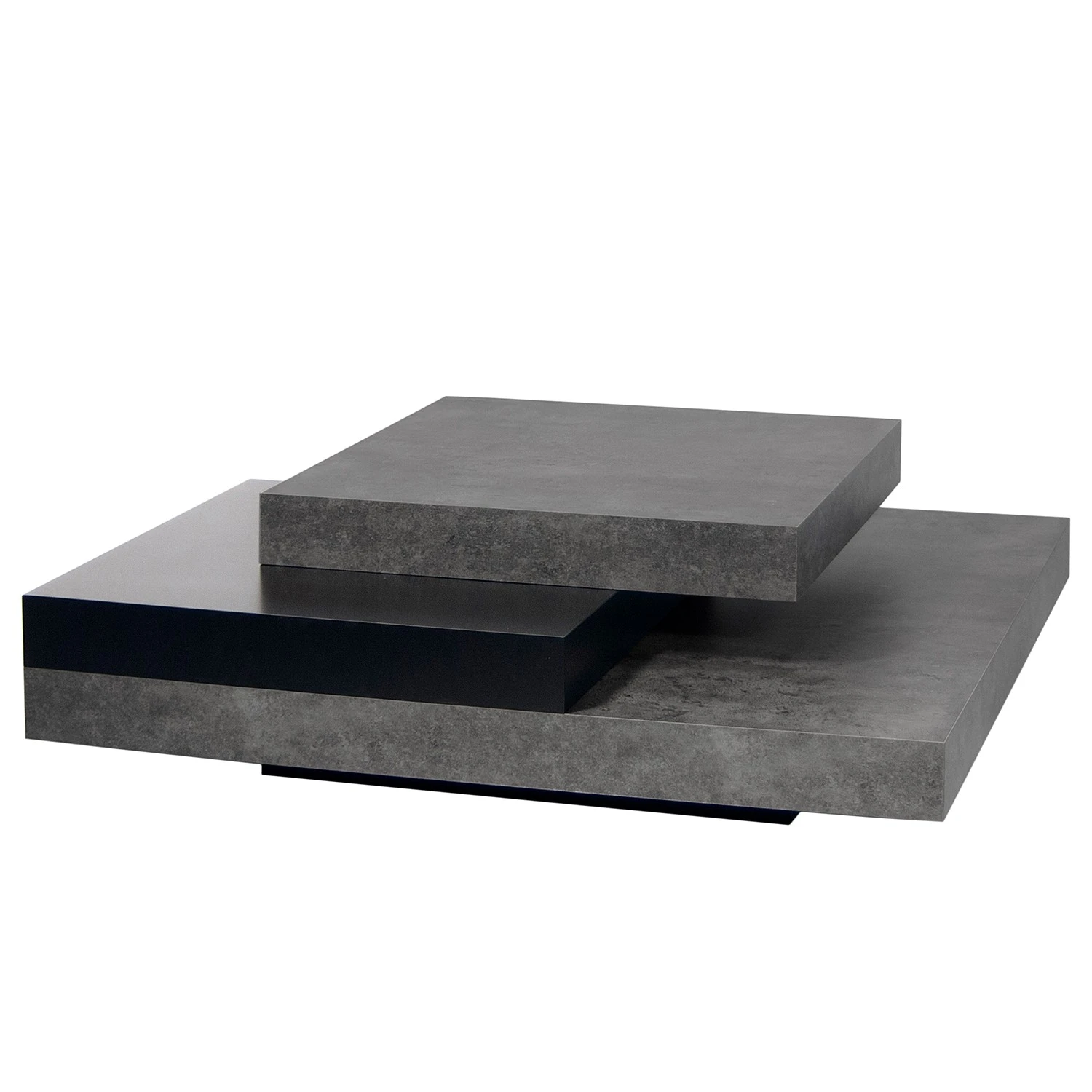 Temahome Couchtisch Slate - Beton Dekor / Schwarz 1 Temahome Couchtisch Slate - Beton Dekor / Schwarz