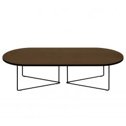 Temahome Couchtisch Oval - Echtholzfurnier / Metall - Walnuss 9 Temahome Couchtisch Oval - Echtholzfurnier / Metall - Walnuss -Wohnzimmermöbel boutique en ligne 1000256015 210331 14512300292 DETAILS P000000001000256015